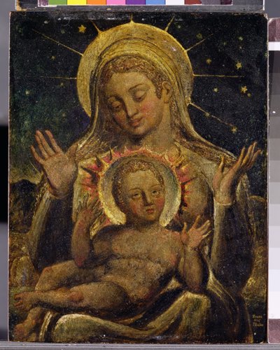 Madonna col Bambino, 1825 da William Blake